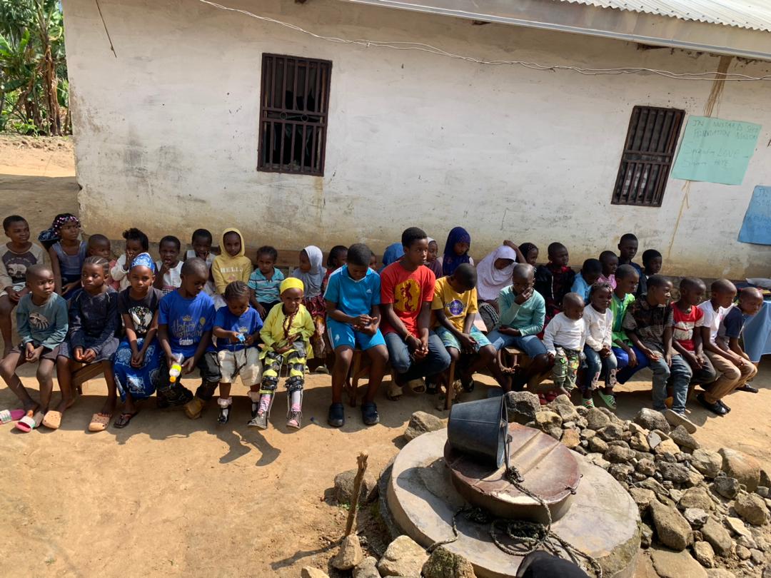 An outreach day in the village